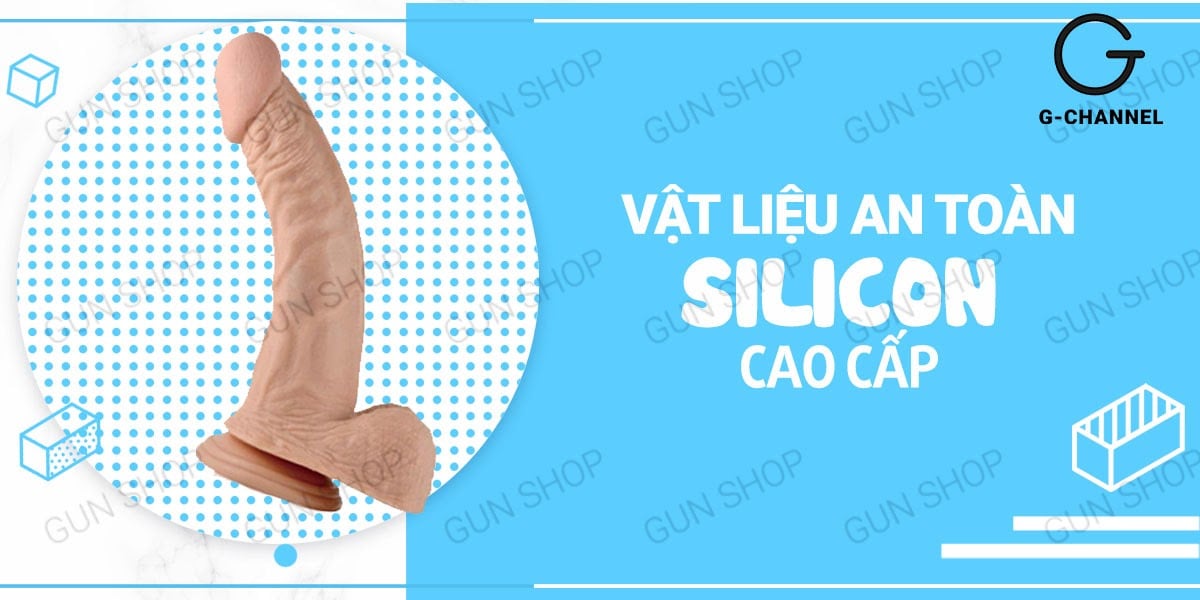Dương vật giả cao cấp rung 3 mức dính tường 21.5cm Lovetoy Real