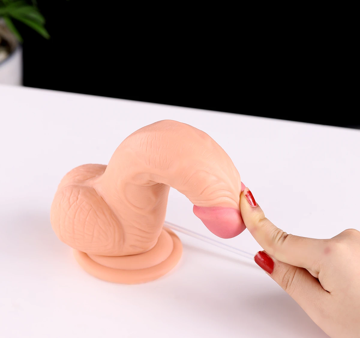 Dương vật giả silicon mềm Lovetoy Soft Ejaculation 8 bắn nước kích thích
