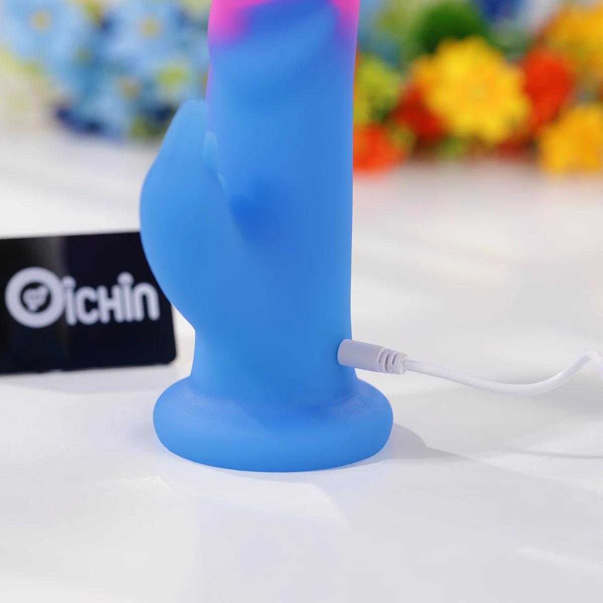 dương vật giả loving world ct1917 rung ngoáy massage lưỡi điều khiển từ xa