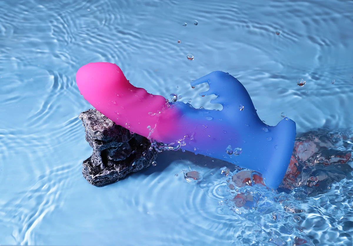 dương vật giả loving world ct1917 rung ngoáy massage lưỡi điều khiển từ xa