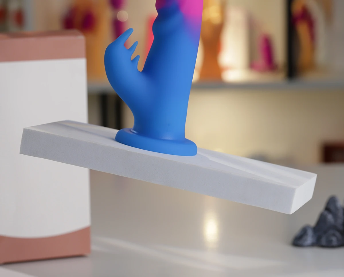 dương vật giả loving world ct1917 rung ngoáy massage lưỡi điều khiển từ xa