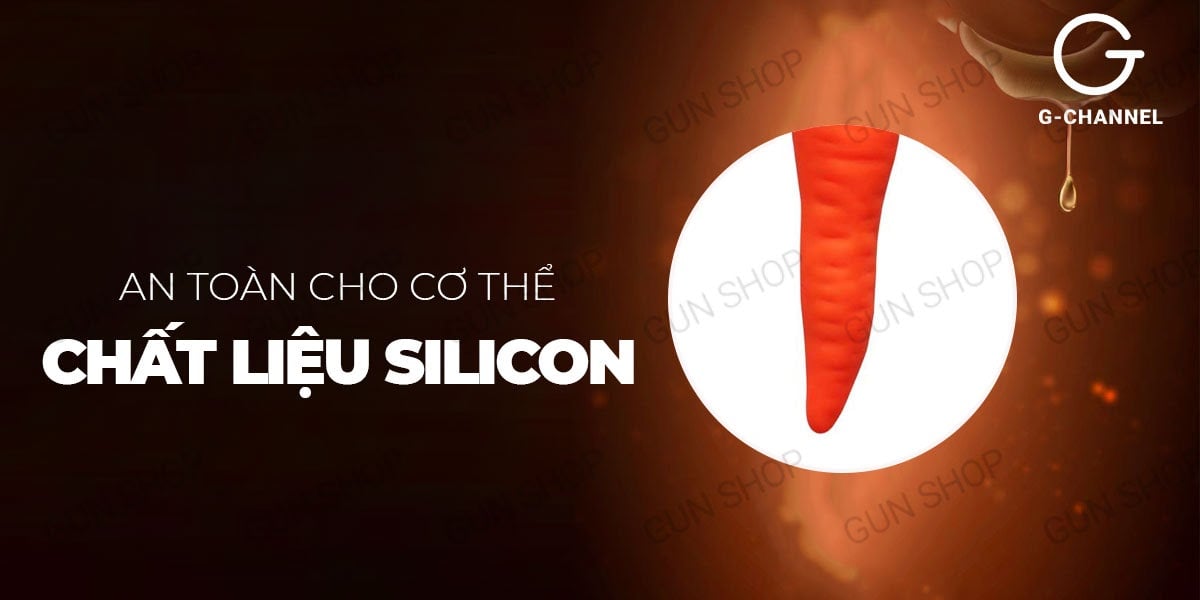 Máy rung hình quả cà rốt Wistone Carrot đa chế độ kích thích cực đỉnh