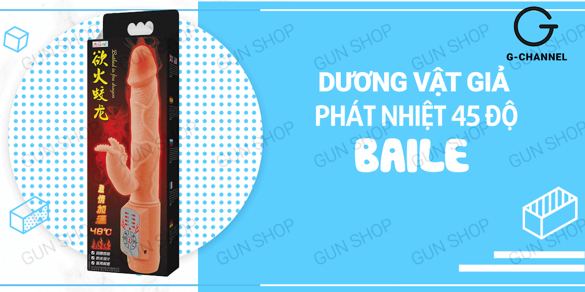 Mua Dương vật giả phát nhiệt 45 độ C - Baile  hàng mới về