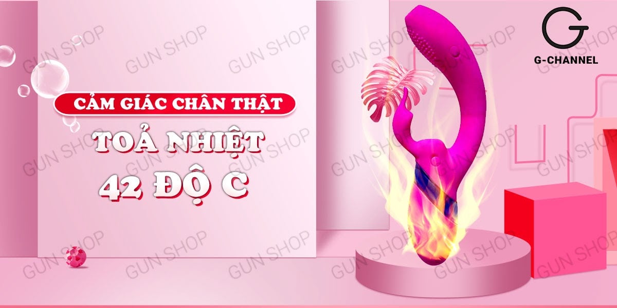 Bán Dương vật giả phát nhiệt phun nước rung mạnh đa chế độ sạc điện - Cokelife  chính hãng