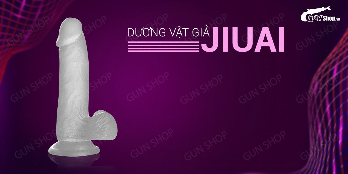 Dương vật giả siêu mềm dẻo dính tường Jiuai, kích thích tối đa