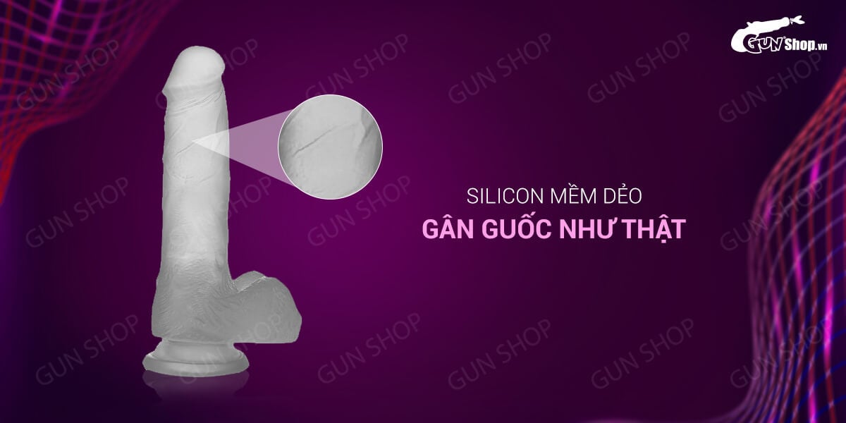 Dương vật giả siêu mềm dẻo dính tường Jiuai, kích thích tối đa