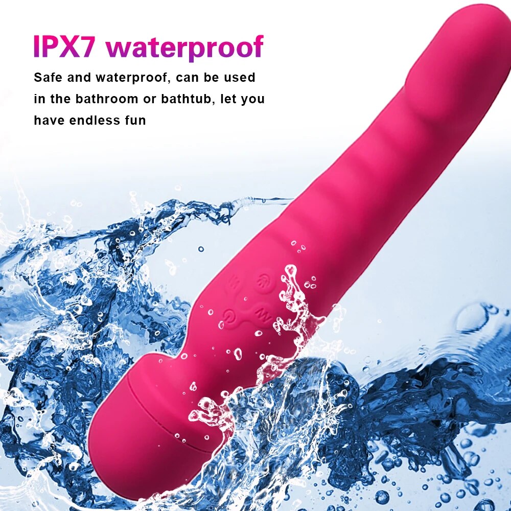 Chày rung Magic Wand 2 đầu kích thích điểm G, âm đạo cực mạnh