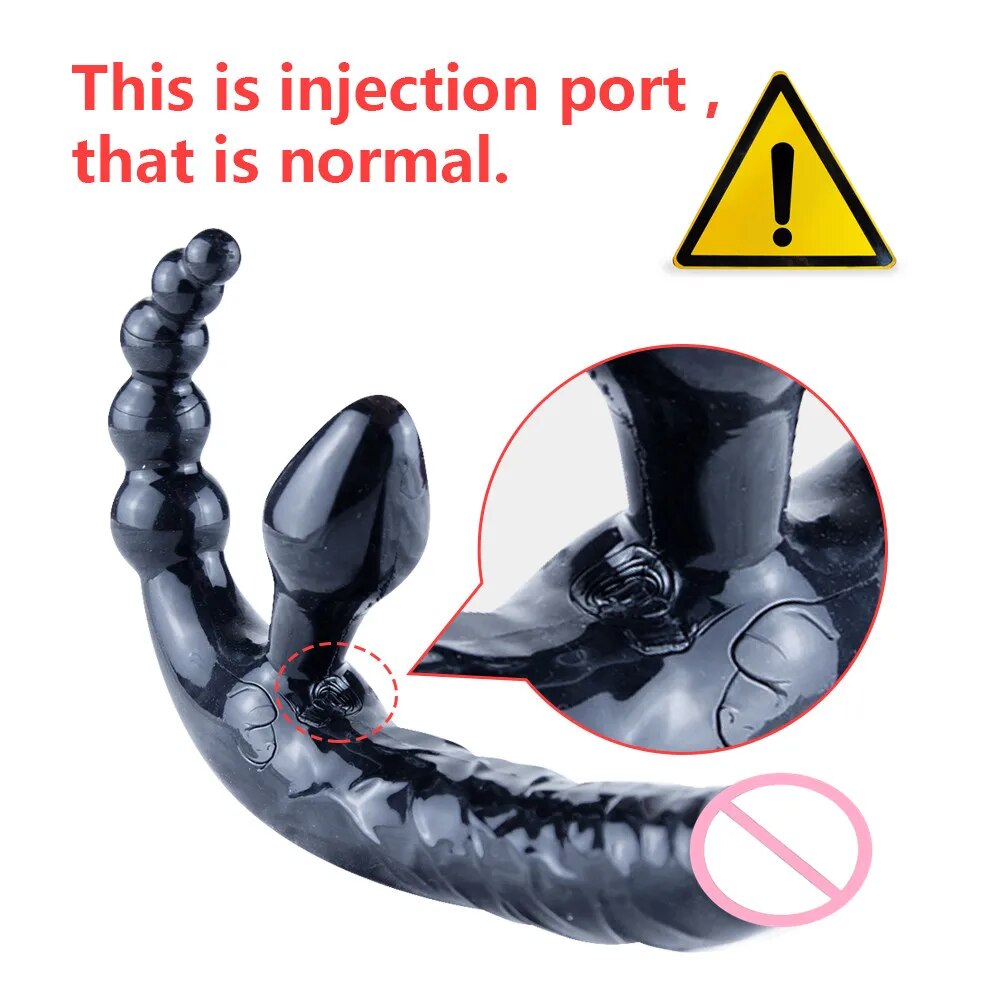 Dương vật giả 3 in 1 đa năng - 2 nhánh phụ kích thích trứng rung