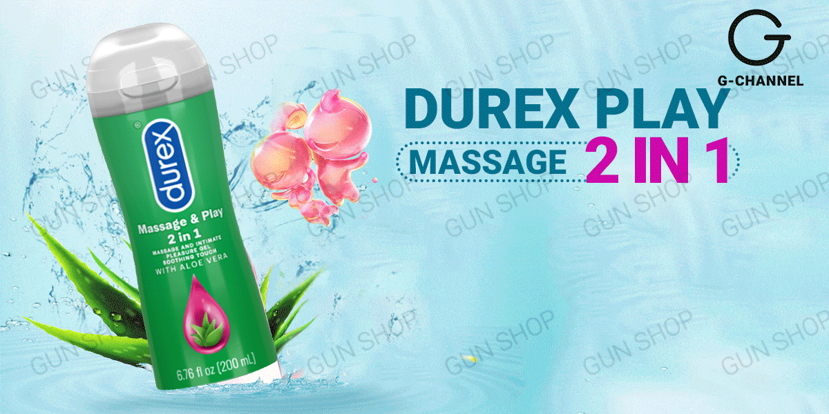 Gel bôi trơn Durex Play 2 in 1 200ml - Mượt mà, kích thích
