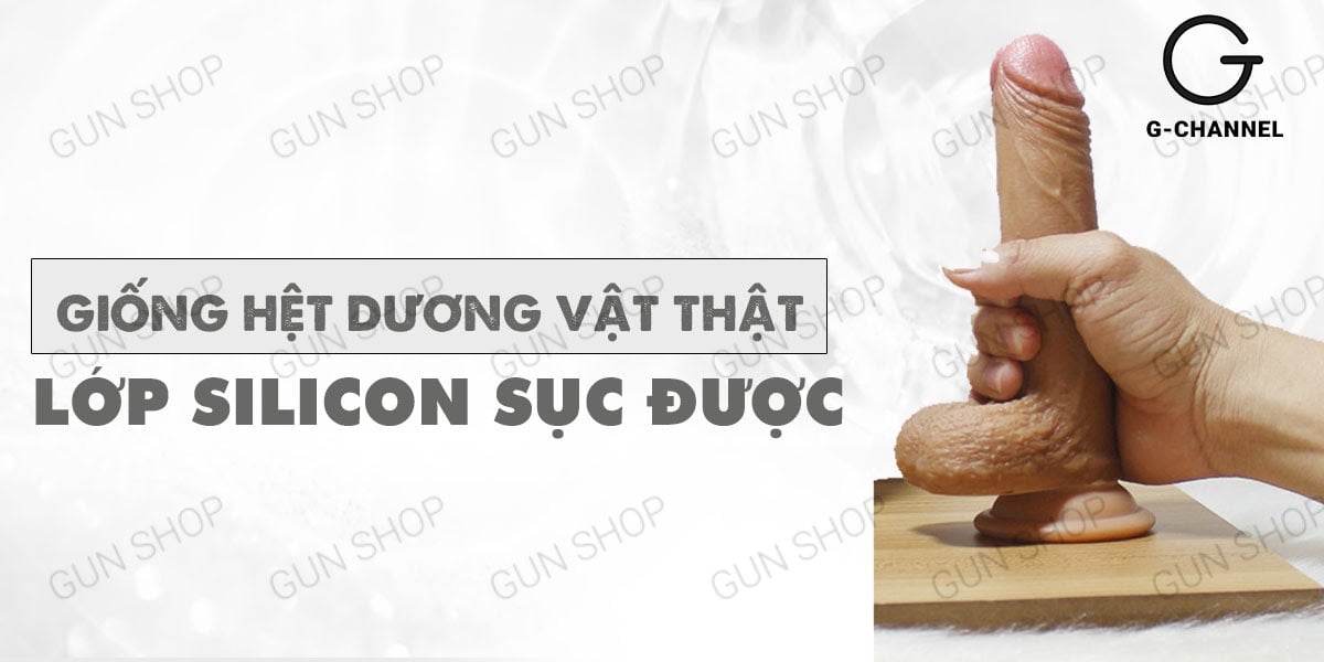 Dương vật giả dính tường siêu mềm Skin Dong 7.0 kích thích cực mạnh