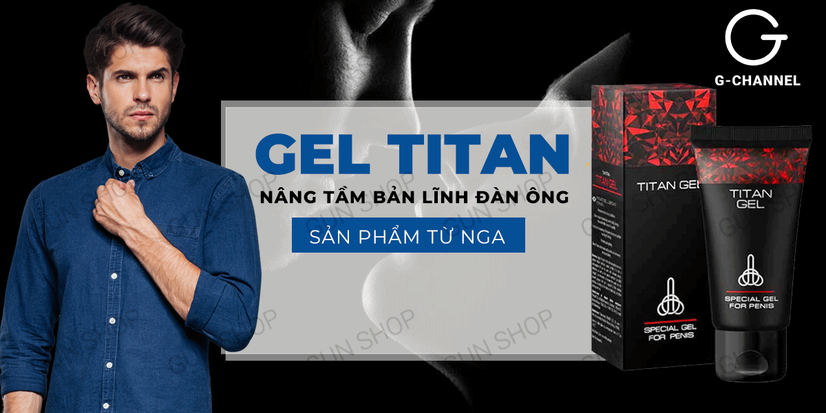 Giá sỉ Gel bôi trơn tăng kích thước - Titan - Chai 50ml  cao cấp