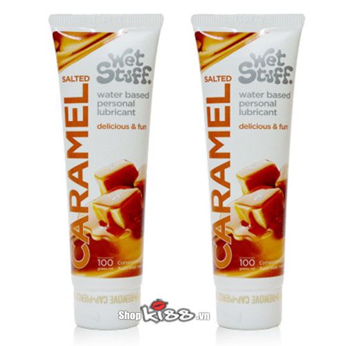  Sỉ Gel bôi trơn Caramel Salted vị mặn nếm được dùng cho quan hệ miệng loại tốt