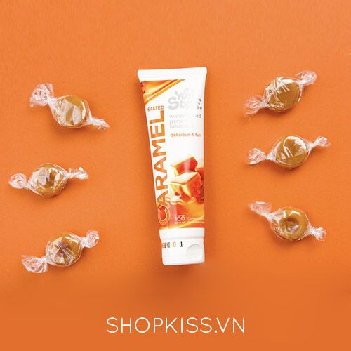  Sỉ Gel bôi trơn Caramel Salted vị mặn nếm được dùng cho quan hệ miệng loại tốt