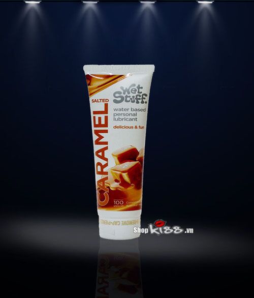  Sỉ Gel bôi trơn Caramel Salted vị mặn nếm được dùng cho quan hệ miệng loại tốt