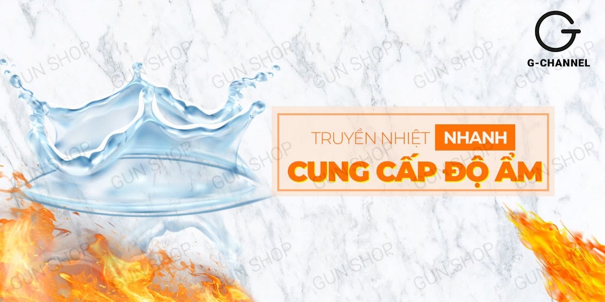 Gel bôi trơn nóng ấm Shell Supermen 90ml, tăng khoái cảm