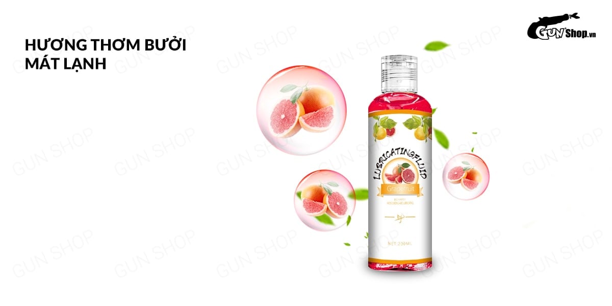 Gel bôi trơn Boyafei hương bưởi 200ml kích thích hấp dẫn