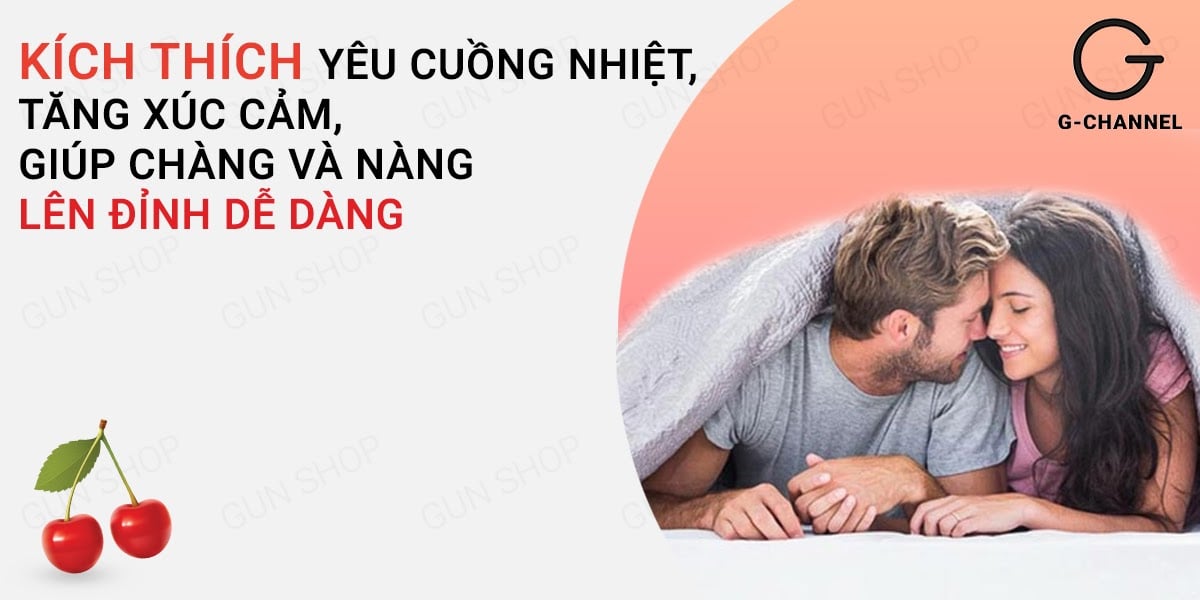 Gel bôi trơn Hot Kiss 100ml hương chery đẳng cấp mượt mà