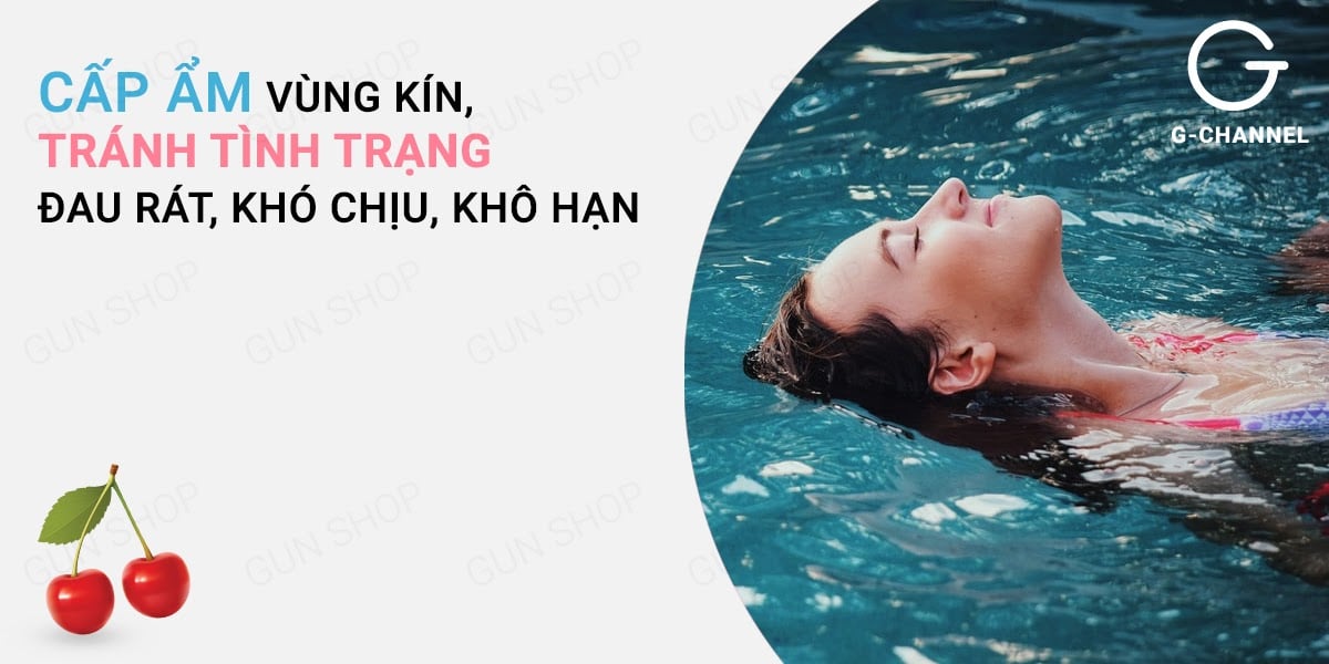 Gel bôi trơn Hot Kiss 100ml hương chery đẳng cấp mượt mà