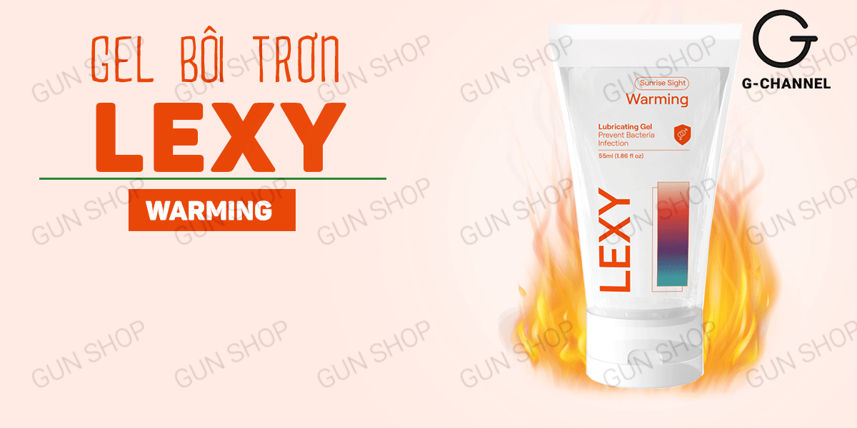 Bỏ sỉ Gel bôi trơn ấm nóng - Lexy Warming - Chai 55ml giá rẻ