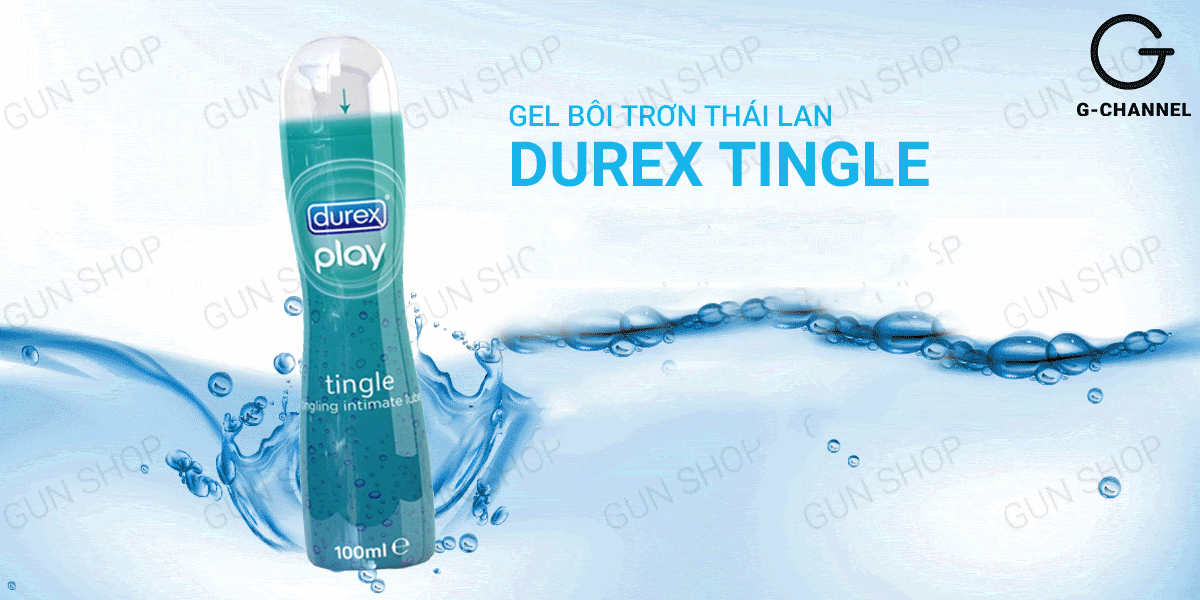 Gel bôi trơn Durex Tingle chai 100ml mát lạnh, tăng khoái cảm