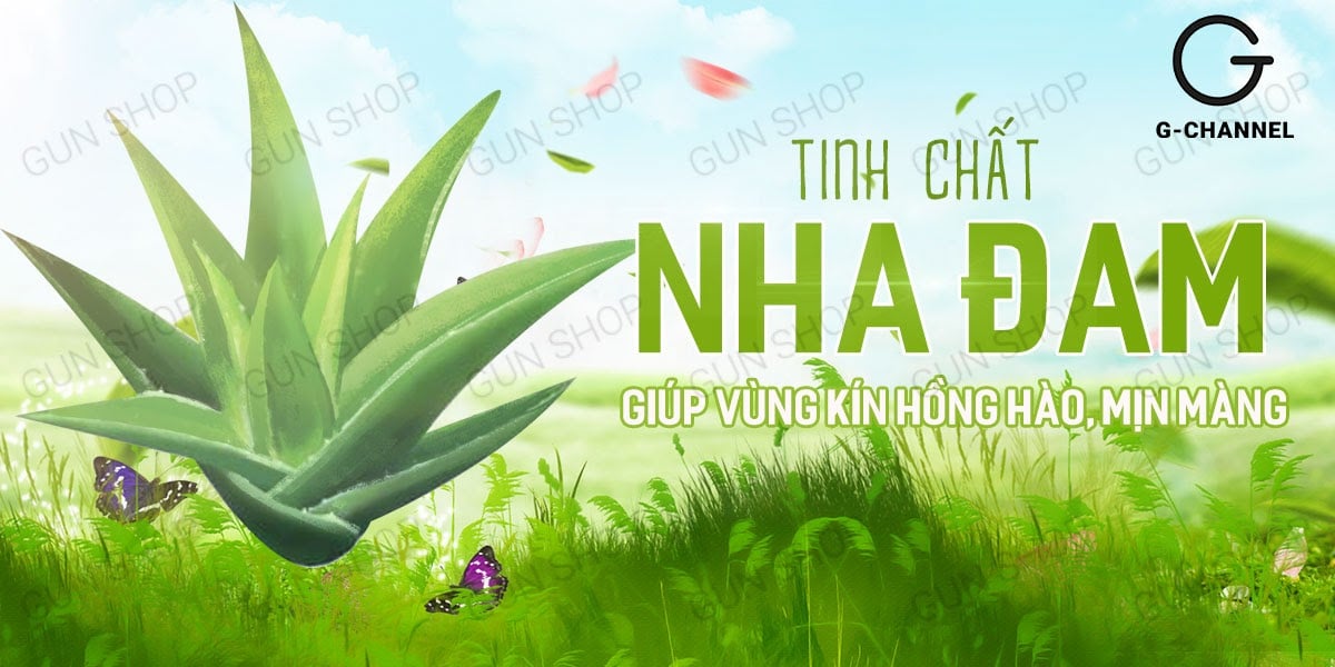 Gel bôi trơn lô hội Shell Aloe Vera 100ml dưỡng ẩm mềm mượt