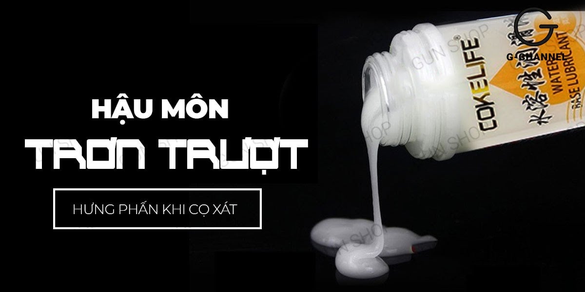 Gel bôi trơn Cokelife 300ml tăng khoái cảm an toàn dễ dùng