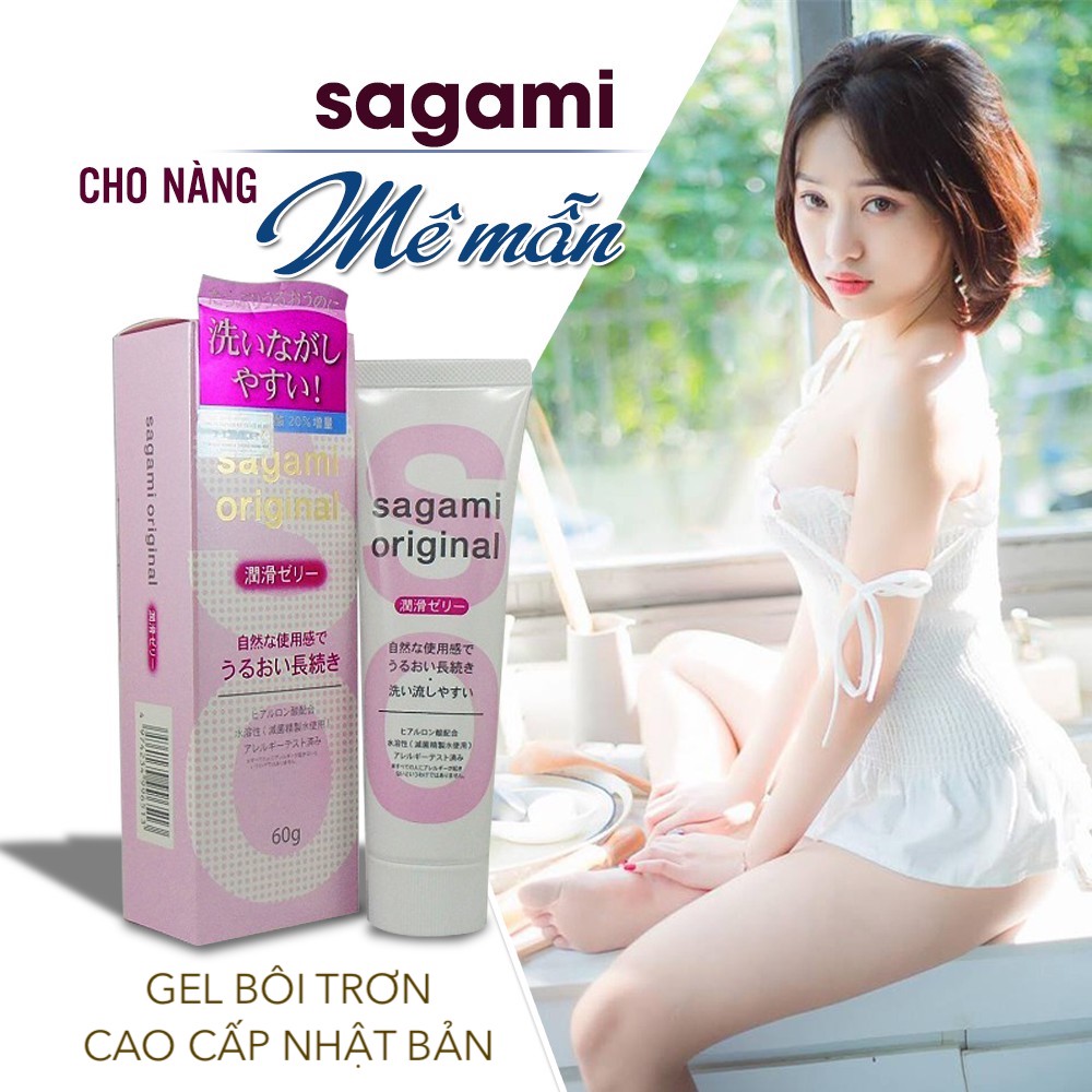 Gel bôi trơn Sagami Original Nhật Bản, an toàn, mượt mà