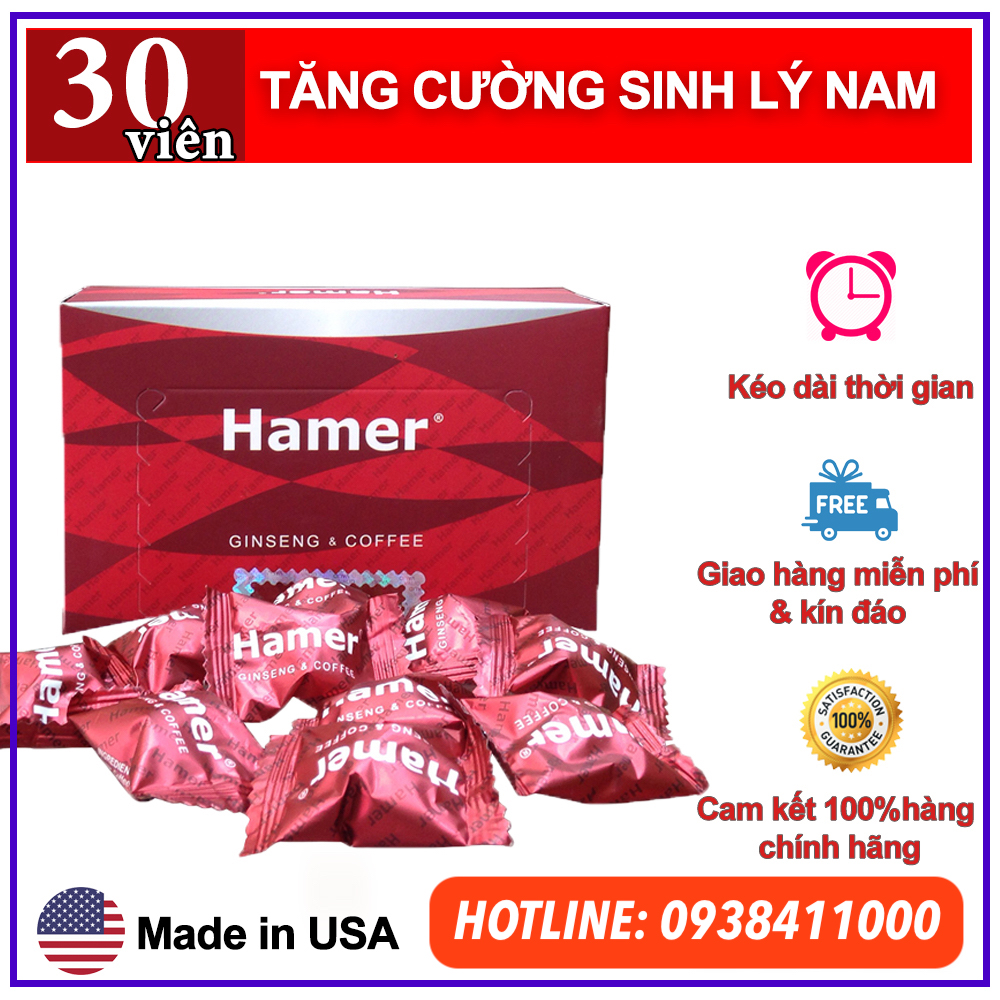 Kẹo sâm Hamer USA tăng cường sinh lý kéo dài thời gian quan hệ hiệu quả