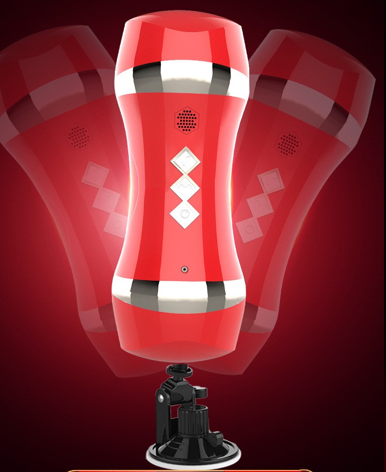 Âm đạo giả đa năng silicon mềm mại sạc điện có đế Jiuai