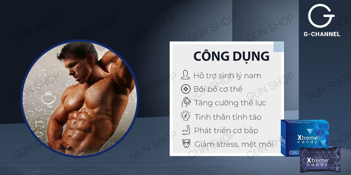 Kẹo nhân sâm Xtreme tăng cường sinh lý mạnh mẽ, hiệu quả
