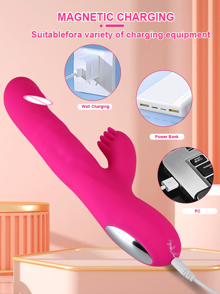 Dương vật giả rung thụt đa năng bi xoay kèm nhánh liếm siêu thực