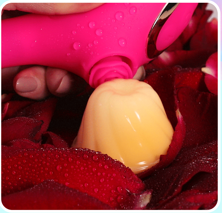 Loving World Rose Thumping máy massage nữ rung tỏa nhiệt nhiều chế độ