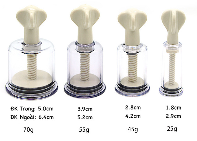 Bộ dụng cụ chụp mút vú kích thích ngực siêu sướng hút chân không mua ngay