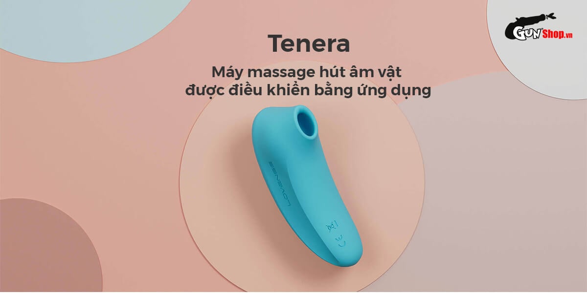 Máy bú mút Lovense Tenera rung massage điều khiển app công nghệ hiện đại