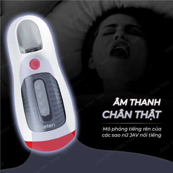 Máy bú mút đa năng Leten Air Oral Masturbator tự động cổ họng thật