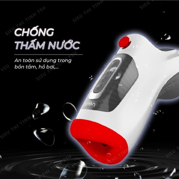 Máy bú mút đa năng Leten Air Oral Masturbator tự động cổ họng thật