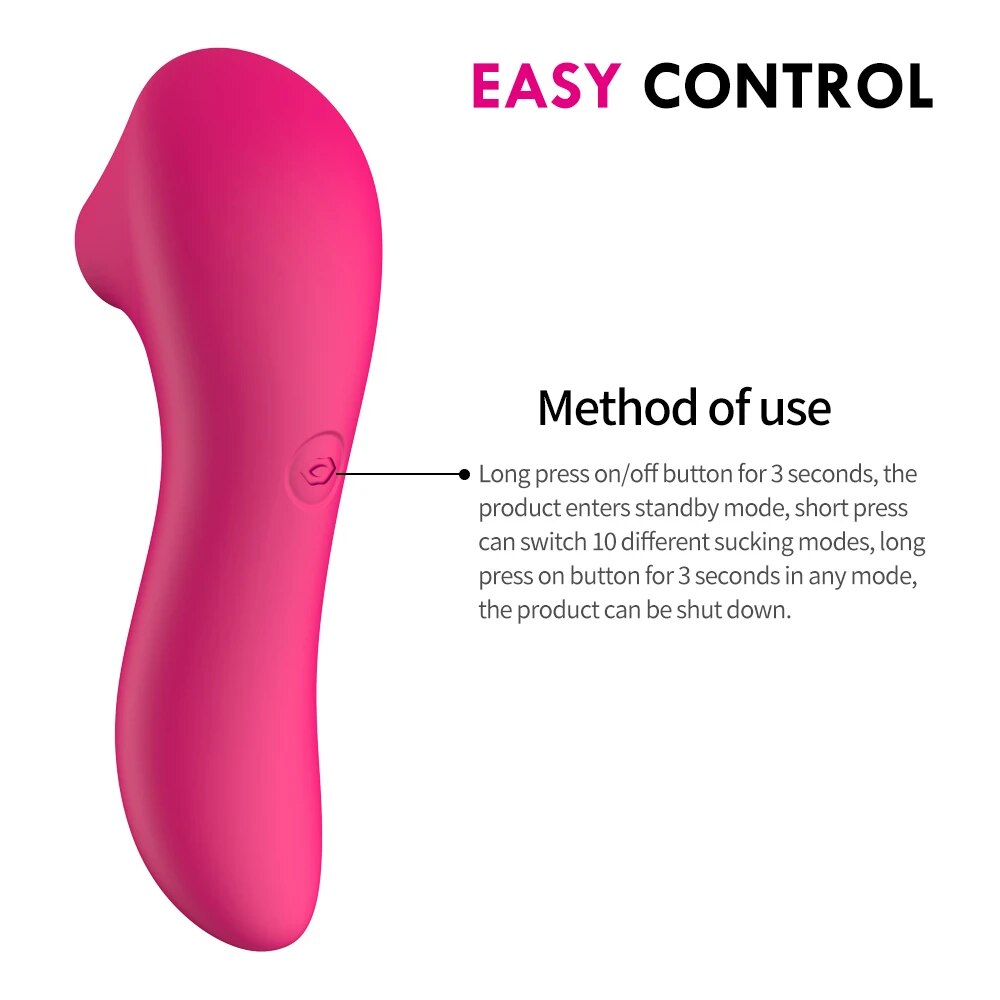 Máy Bú Mút Massage Điểm G Silicon Y Tế 10 Chế Độ USB Im Lặng