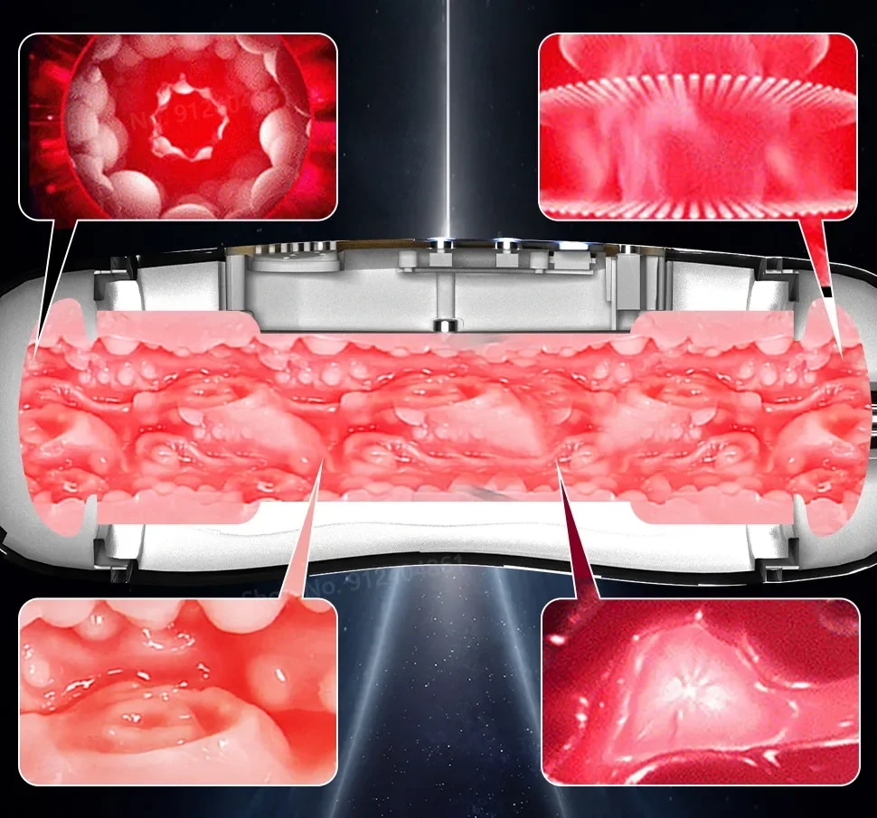 Âm đạo giả Masturbation Cup rung mút thổi kèn nam giới thoải mái