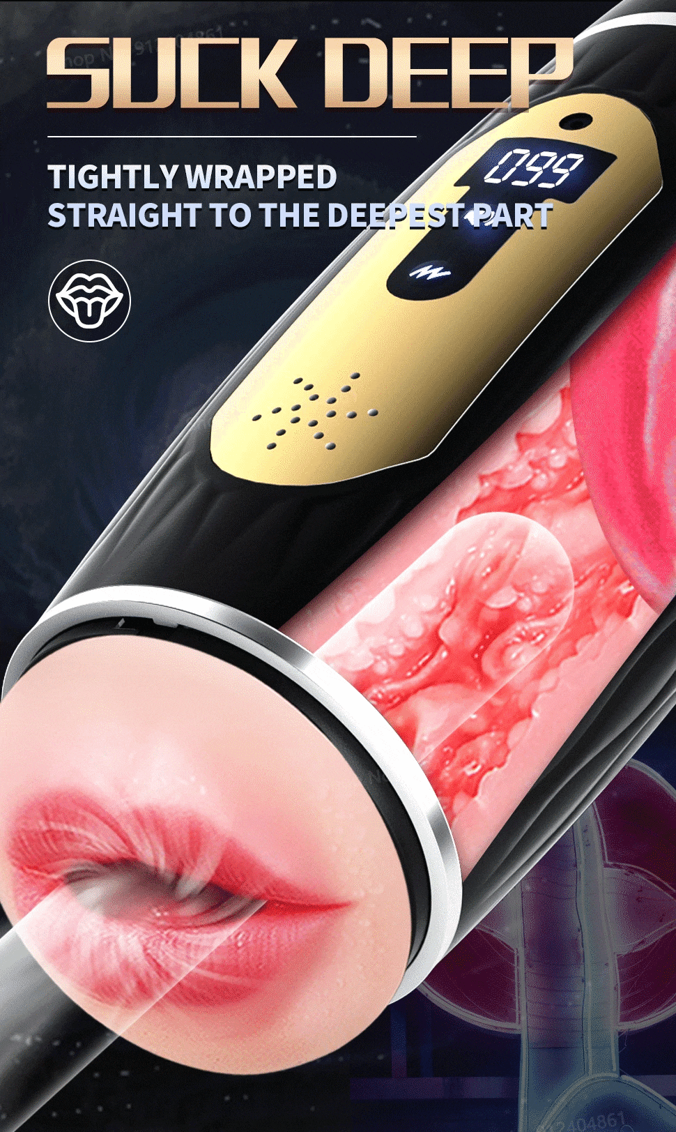 Âm Đạo Giả Rung Bú Mút Cho Nam - Tăng Khoái Cảm, Ship Tận Nhà