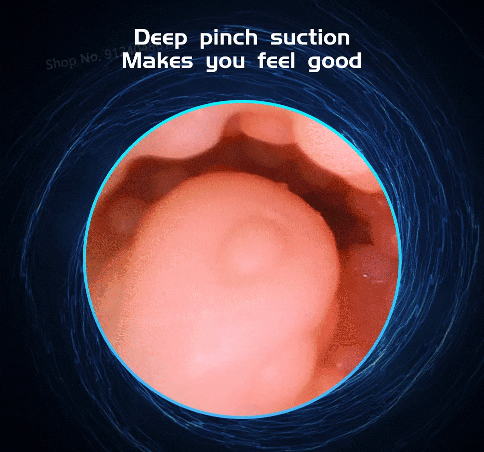 Âm đạo giả Masturbation Cup rung mút thổi kèn nam giới thoải mái