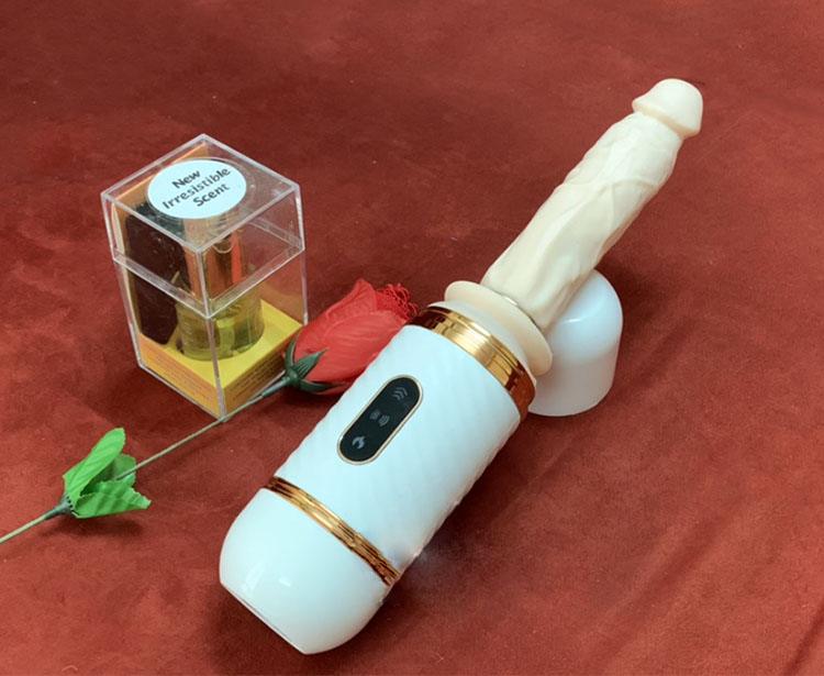 Dương vật giả Cyclone Fire rung thụt sưởi ấm điều khiển xa sạc USB