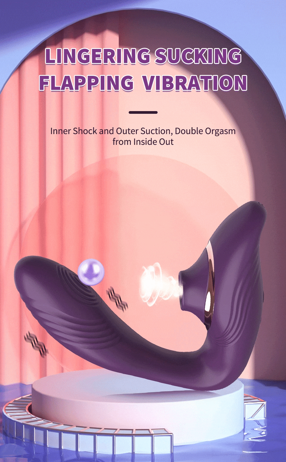 Sỉ Máy massage 2 đầu Becky rung bú hút kích thích âm đạo và điểm G có tốt không?