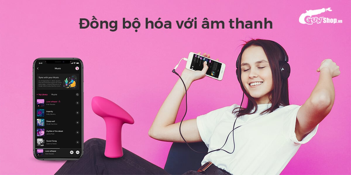 Máy massage điểm G Lovense Ambi điều khiển qua app sạc điện