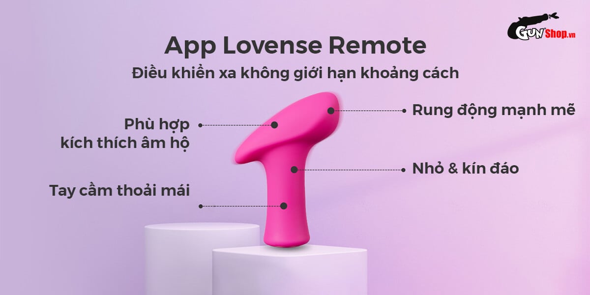 Máy massage điểm G Lovense Ambi điều khiển qua app sạc điện