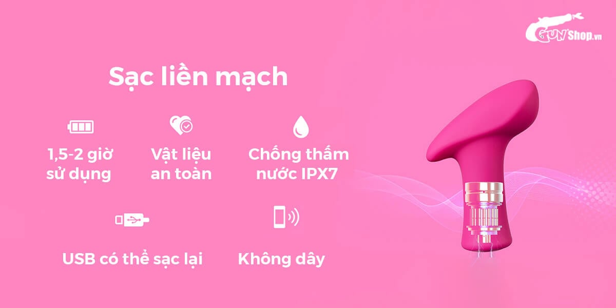 Máy massage điểm G Lovense Ambi điều khiển qua app sạc điện