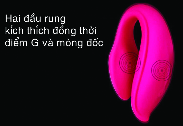 Máy massage điểm G Lovetoy Rose 5 tần số điều khiển xa siêu sướng