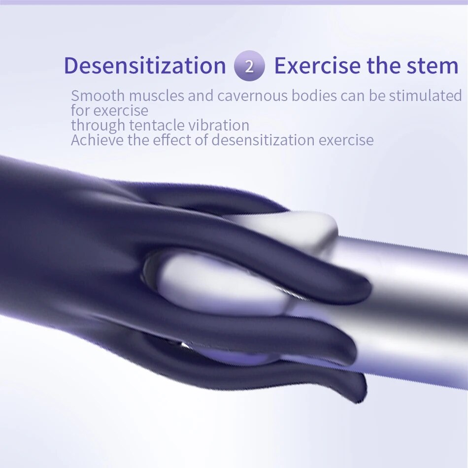 Máy massage bạch tuộc Heseks kích thích dương vật tăng cường cương cứng lâu bền