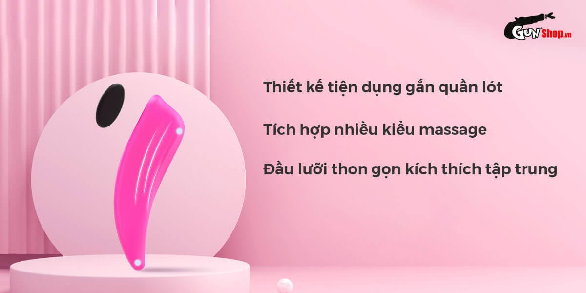 Máy massage Lovense Ferri gắn quần lót rung điều khiển app