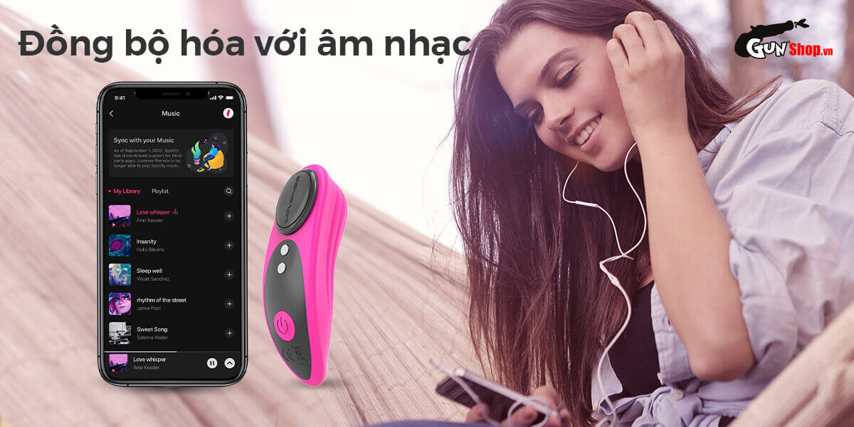 Máy massage Lovense Ferri gắn quần lót rung điều khiển app
