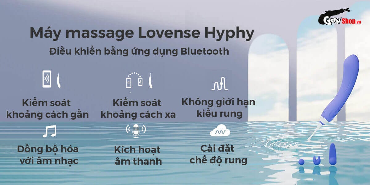 Lovense Hyphy máy massage kép điều khiển app rung điểm G siêu sướng